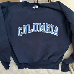 Columbia College University New York  Sweatshirt Embroidered L